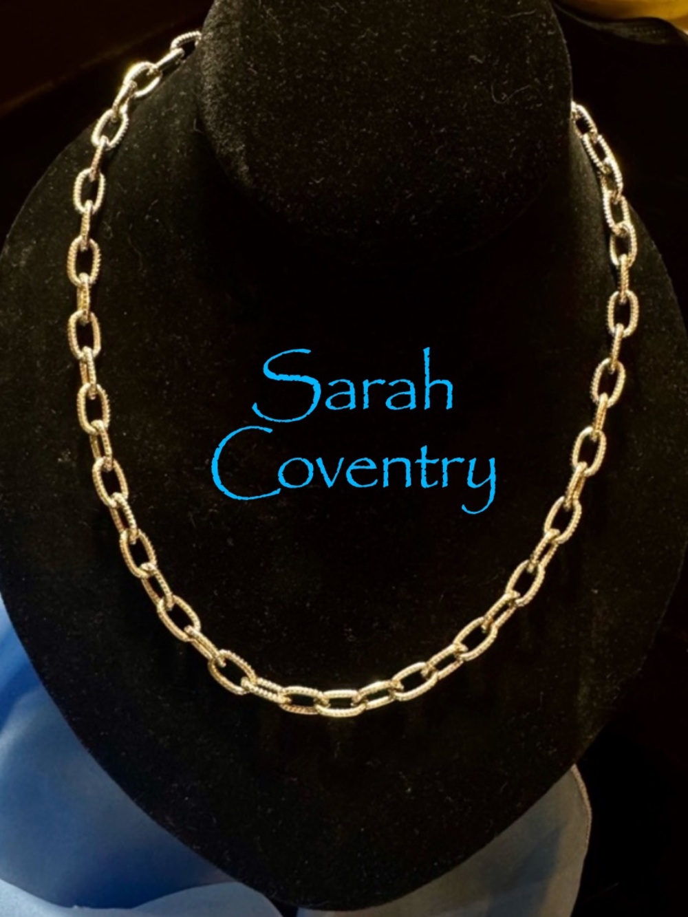 Vintage Sarah Coventry Silver-tone Chain Necklace